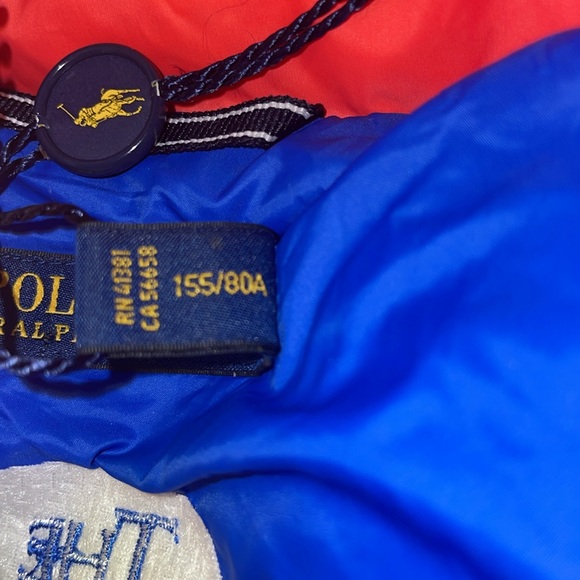 Polo golf Ralph rainbow color block women’s puffer vest  XS/TP - Picture 6 of 12